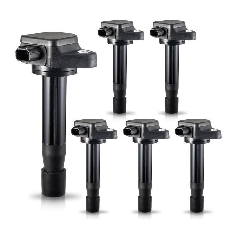 ENA Ignition Coil Pack of 6 for 3.5L 2008 2009 2010 2011 2012 2013 2014 2015 2016 2017 Compatible with Honda Odyssey Accord Crosstour Acura TL RL TSX 3.5 V6 Coils for UF603 IC693 C1624 30520R70A01 - Image 1